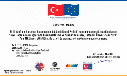 Istanbul-Universitesinde-19-Mart-2020-Tarihinde-Yapilacak-STK-Zirvesi-Etkinligimize-Davetlisiniz